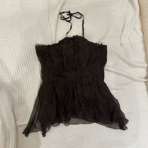 Max Studio 100% Silk Top